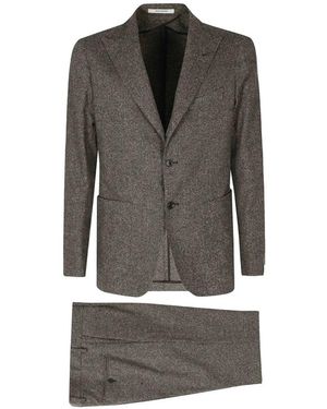 Tagliatore Single-Breasted Suit - Grey