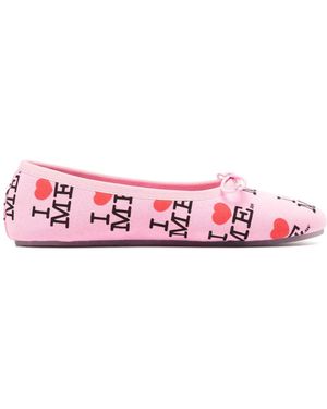 Ashley Williams I Heart Me Melody Ballerina Shoes - Pink