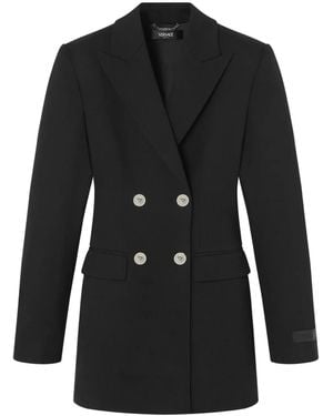 Versace Wool Blazer Dress - Black