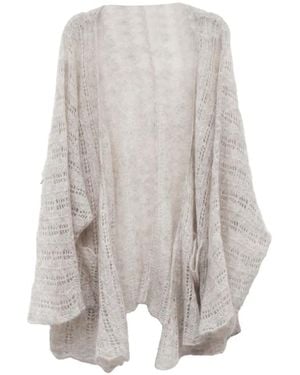 YANGKEHAN Pointelle-Knit Cardigan - White