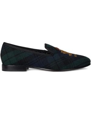 Polo Ralph Lauren Mocassins Paxton À Broderies - Bleu