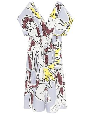 Tory Burch Belted Cotton Mini Dress - White