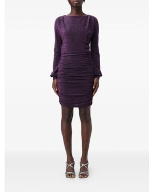 Gaelle Paris Jersey Short Dress - Purple