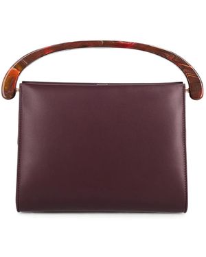 Dries Van Noten Medium Leather Bag - Purple