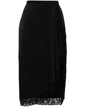 Blumarine レースディテール スカート - ブラック