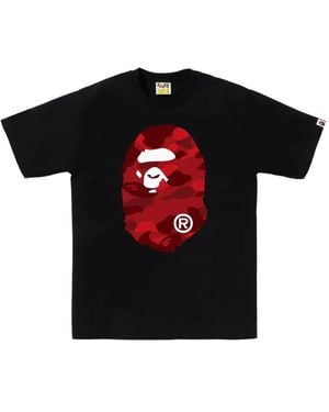 A Bathing Ape Camiseta con motivo militar - Negro