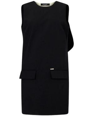 DSquared² Tailored2 Peek-A-Boo Dress - Black