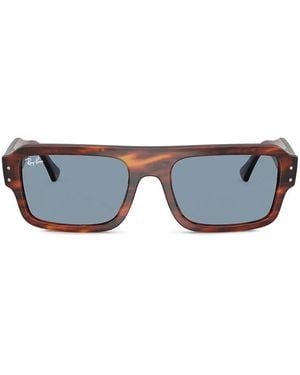 Ray-Ban Gafas de sol Flacko con montura cuadrada - Azul