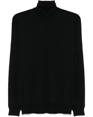 Lardini タートルネック セーター - ブラック