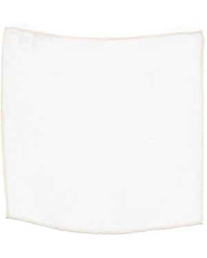 Eleventy Square-Shape Handkerchief - White