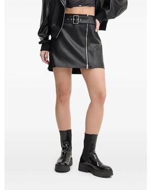 HUGO Minigonna Con Zip - Nero
