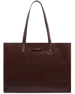 The Bridge Leather Tote Bag - Brown