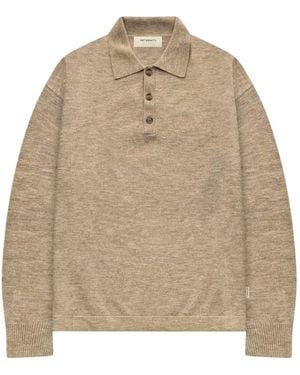 RETERNITY Logo-Embroidered Polo Shirt - Natural