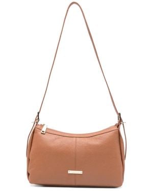 Cromia Schultertasche Aus Leder - Weiß