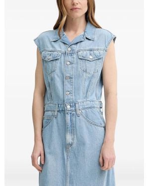 Levi's ノースリーブ デニムドレス - ブルー