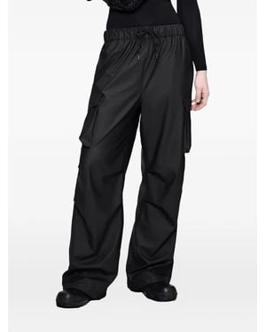 Rains Cargo-Pockets Trousers - Black