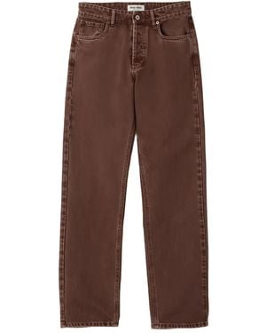 Miu Miu Cotton Jeans - Brown