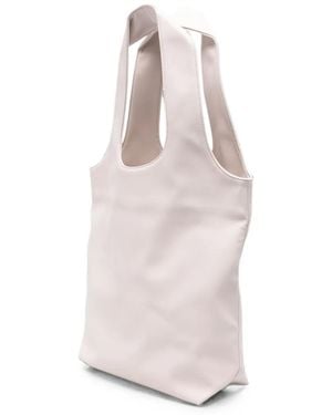 A.P.C. Logo-Print Tote Bag - White