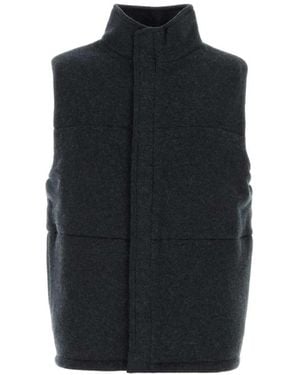 LeKasha Gilet Montana M Rembourré En Cachemire - Noir