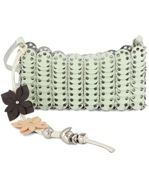 Rabanne Disc-Embellished Chainmail Shoulder Bag - Green