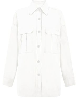 P.A.R.O.S.H. Patch-Pocket Shirt - White