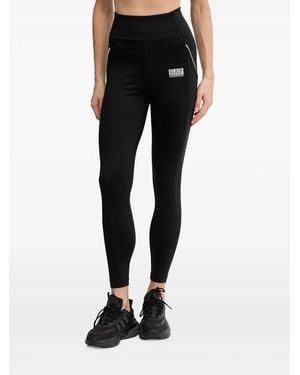 EA7 Hose mit Logo-Besatz - Schwarz