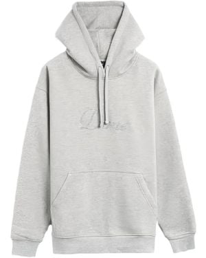 Dime Cursive Hoodie - Grey