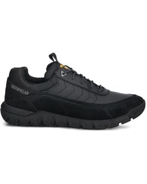 Caterpillar Panelled Trainers - Black