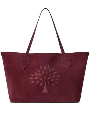 Mulberry Cutout Detail Tote Bag - Purple