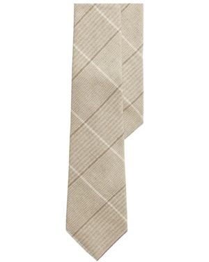 Ralph Lauren Corbata a cuadros - Blanco