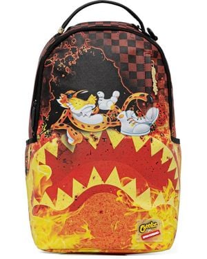 Sprayground X Cheetos Tiger-Print Backpack - Gray