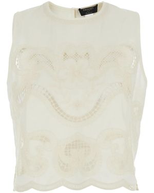 Twinset Broderie Anglaise Shirt - Naturel