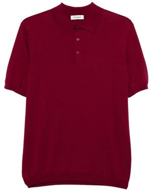Kangra Half-Button Polo Shirt - Red