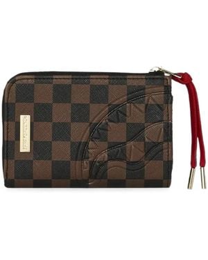 Sprayground Redemption Shark Zip-Fastening Wallet - Black