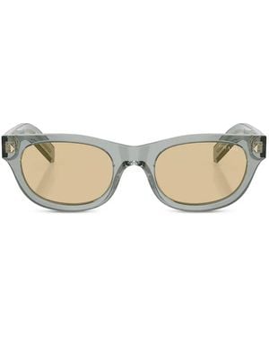 Prada Rectangle-Frame Sunglasses - Natural