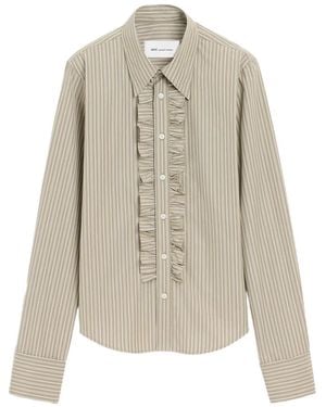 Ami Paris Long Sleeve Shirt - Natural