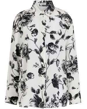 Erdem Blouse Met Bloemenprint - Wit