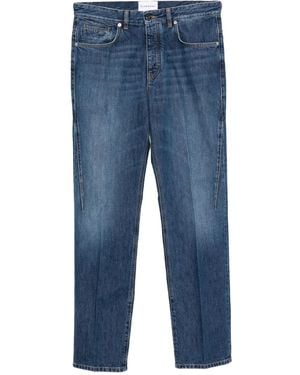 Givenchy Logo-Embroidered Jeans - Blue