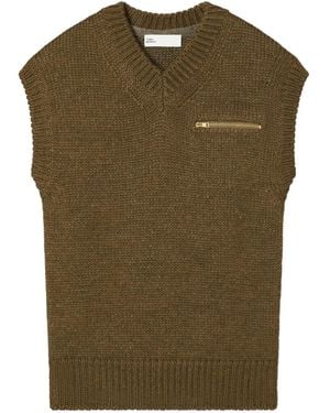 Tory Burch Wool Vest - Green