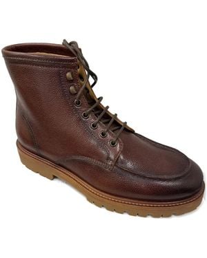 Brunello Cucinelli レザー アンクルブーツ - ブラウン