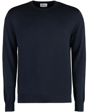 THE (Alphabet) Ribbed-Knit Jumper - Blue