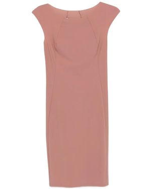 Patrizia Pepe Cap-Sleeve Mini Dress - Pink