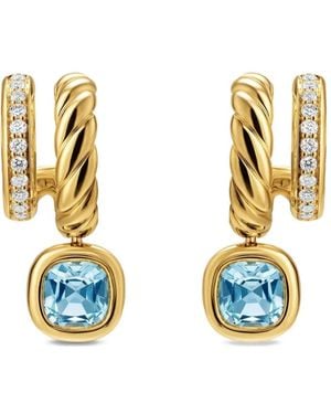 David Yurman Pendientes DY Mercer® con diseño de dos filas - Metálico