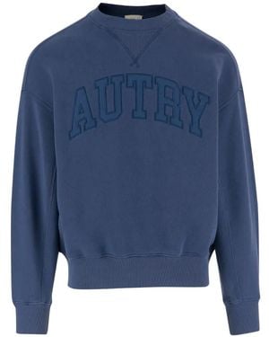 Autry Crew-Neck Sweatshirt - Blue