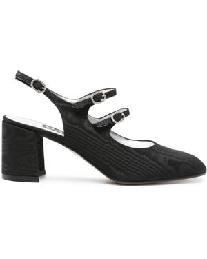 CAREL PARIS Banana 70Mm Slingback Court Shoes - Black
