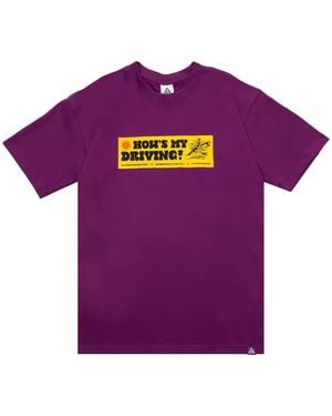 Nike Acg Print-detail T-shirt - Purple