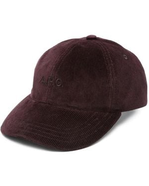 A.P.C. Charlie Corduroy Baseball Cap - Brown