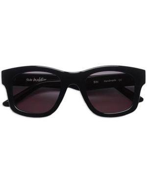 Sun Buddies Bibi Sonnenbrille Mit Eckigem Gestell - Schwarz