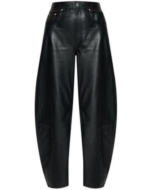 Gestuz Leather Pants - Black