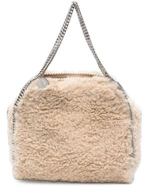 Stella McCartney Falabella Chain-Trim Tote Bag - Natural